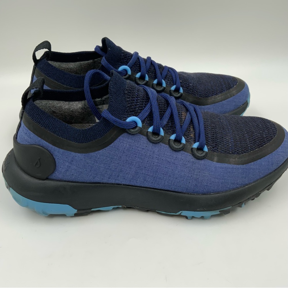 Allbirds Men’s Trail Runners SWT. Blue/Black. Men’s Size 9. - Picture 2 of 9